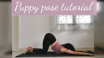 Puppy pose tutorial - how to enter Anahatasana