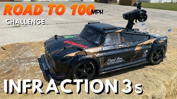Watch This ARRMA INFRACTION 3S Reach Speeds You Won