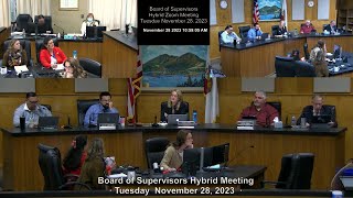 Board of Supervisors Tues Mtg 11-28-23 · Code Enforcement Violations