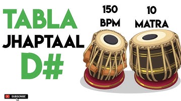 JhapTaal Tabla Loop 150 Bpm | D# Scale | 10 Matra | #muzzico