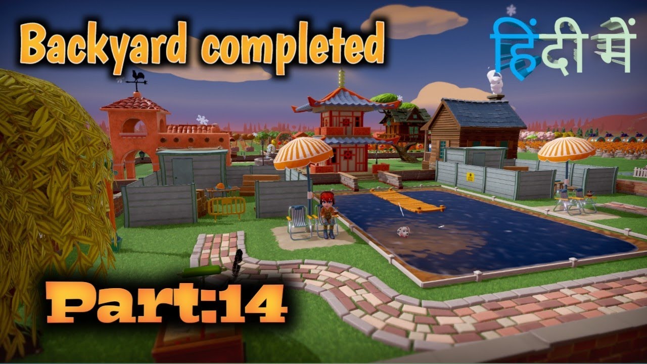 I completed my backyard+Society is under construction ||Farm together ||part:14 (hindi main)