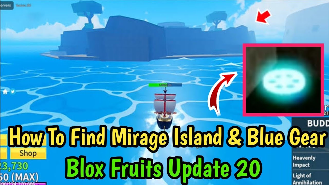 How to find a Mirage Island in Blox Fruits - Roblox - Pro Game Guides