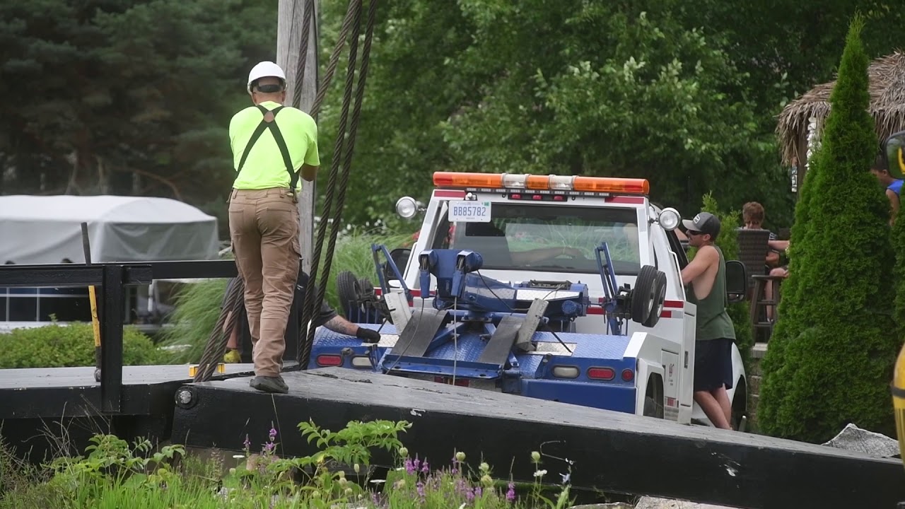 newspaper mockup Unauthorized bridge removed from lake after weeks of controversy