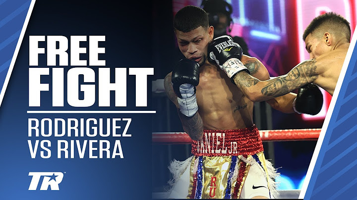 Bam Rodriguez Drops Rivera 3 Times in 2 Minutes, Finishes with Nasty Knockout