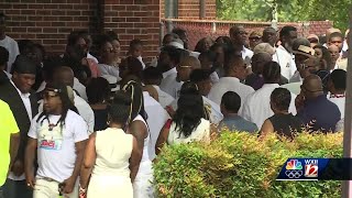 Hundreds gather to celebrate life of Julius Sampson Jr., man who was murdered outside Hanes Mall ...