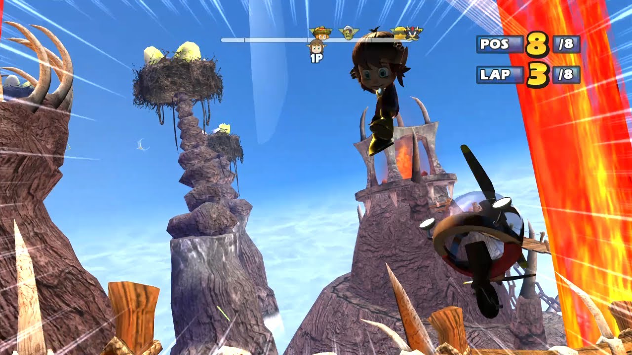 ALEX KIDD Lava Lair 8 Laps Expert (Request) Sonic & Sega All-Stars Racing -PC