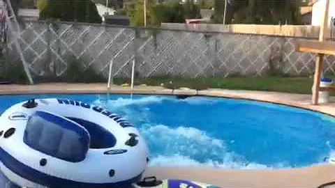 Big Flip Into Pool