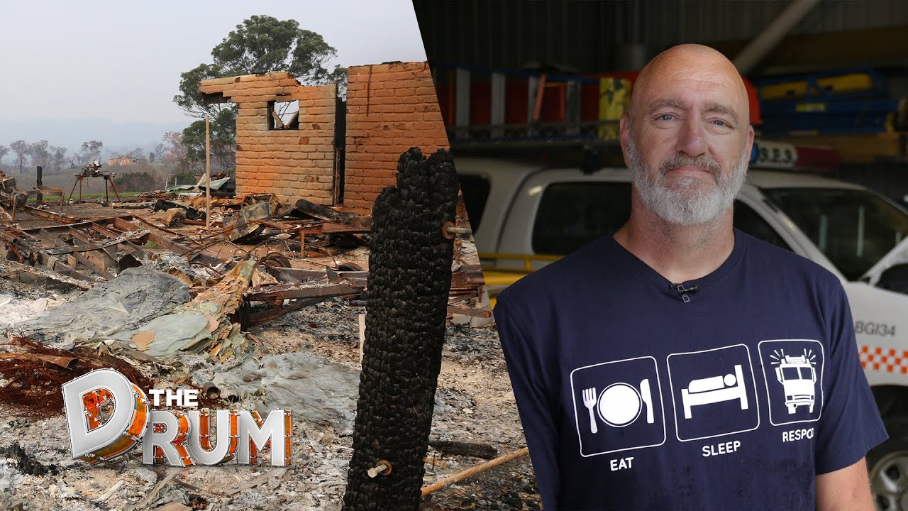SES Commander who lost home in bushfires speaks of the emotional toll on his young son | The Drum