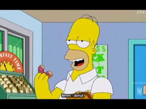 Homer Simpson Eating Donuts Youtube Homer Simpson Eating Donuts Youtube