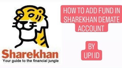 How To Add Fund Sharekhan Demat Account In Mobile By UPI And Online 💵