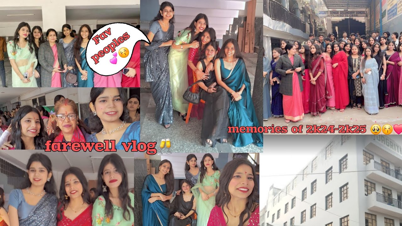 farewell party 2k24🥂 || school class 12 || ||thesakshibaghel || - YouTube