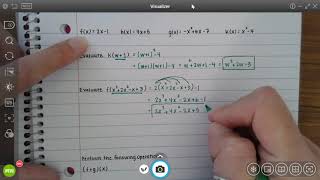 Evaluating Functions and Operations with Functions Examples