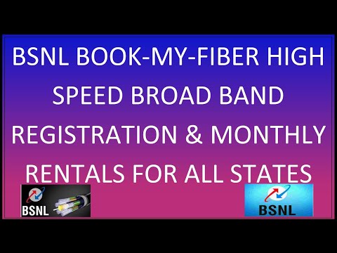 ??BSNL BookMyFiber | Book My Fiber Broadband | FTTH  And Monthly Rentals India 2020