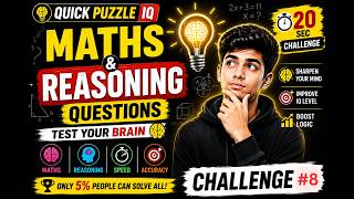 Quick Puzzle IQ | Only Sharp Minds Solve This #8