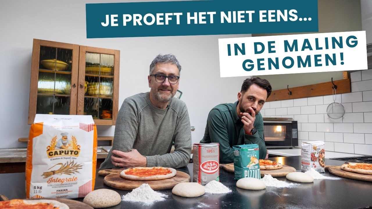 🤎 Volkoren, bruin of wit pizzadeeg - proef je het verschil?
