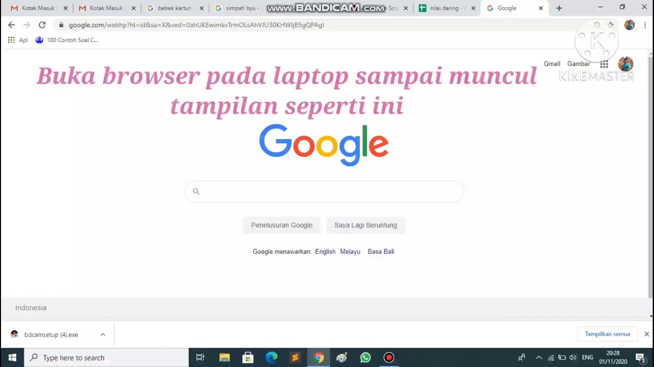 Tes mengetik online di 10 fast fingers