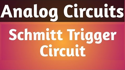 Schmitt Trigger Circuit using op-amp