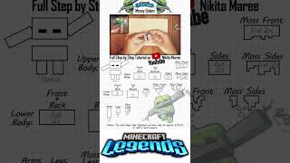 Mossy Golem Minecraft Legends. Polymer clay  MINECRAFT LEGENDS Moss Golem. Polymer Clay Tutorial.