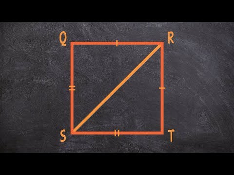 How to Write a Proof Using SSS Congruence Theorem - Congruent Triangles