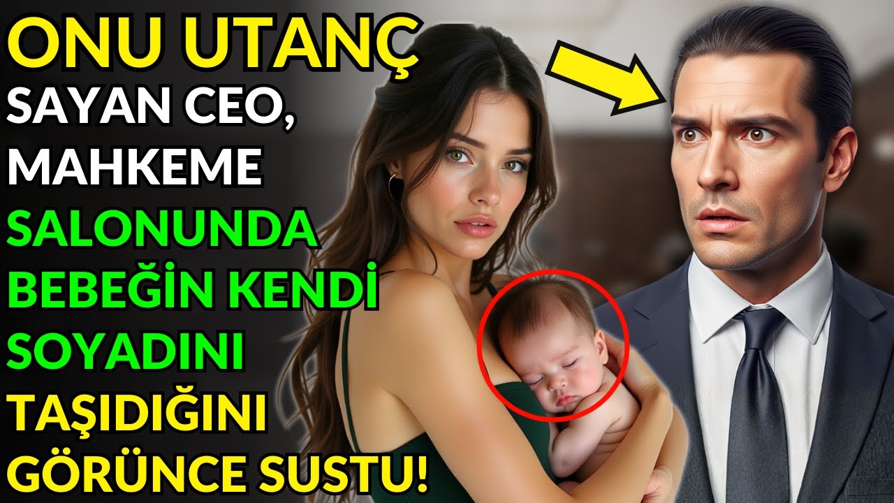 ONU UTANÇ SAYAN CEO, MAHKEME SALONUNDA BEBEĞİN KENDİ SOYADINI TAŞIDIĞINI GÖRÜNCE SUSTU!