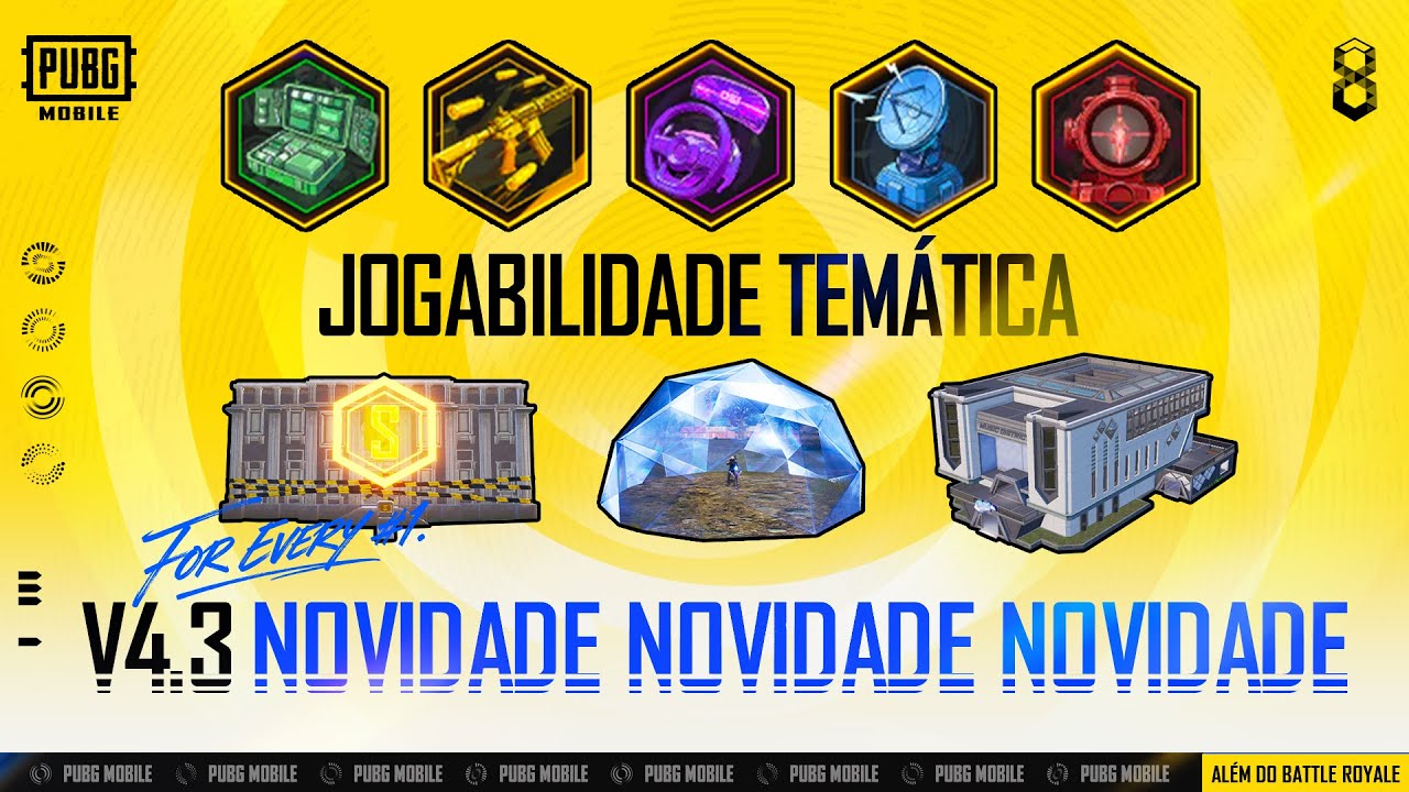 PUBG MOBILE V4.3 será lançado em 12 de março!