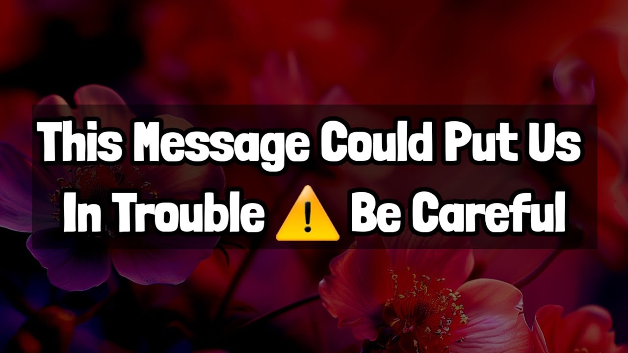 This Message Could Put Us In Trouble ⚠️ Be Careful 🤐🤨😐😑😶 || Dm to Df Love ❤️😍 