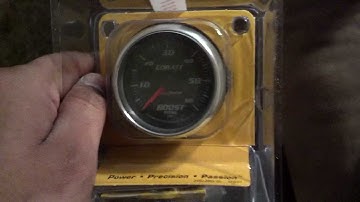 autometer cobalt boost gauge