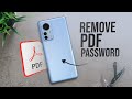How to Remove Password from PDF Files on Android (Tutorial)