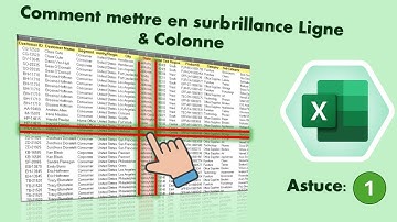 Comment Mettre en Surbrillance la Ligne ou Colonne Active sur Excel