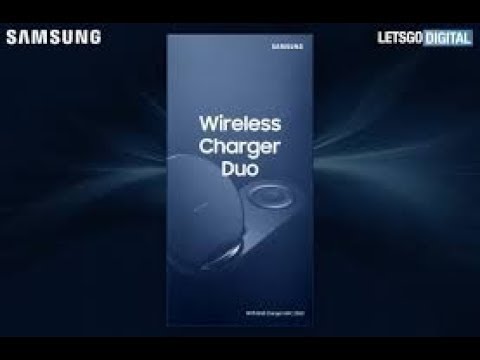 Galaxy Watch (Gear S4) And Galaxy Note 9 New Dual Wireless Charger (Wireless Charger Duo)