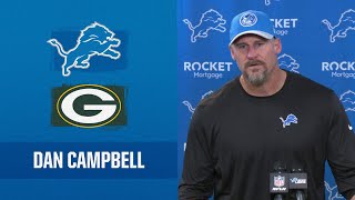 Dan Campbell postgame media availability | 2023 Week 12: Lions vs. Packers