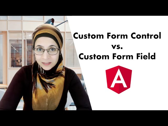 Angular: Custom Form Control vs. Custom Form Field class=