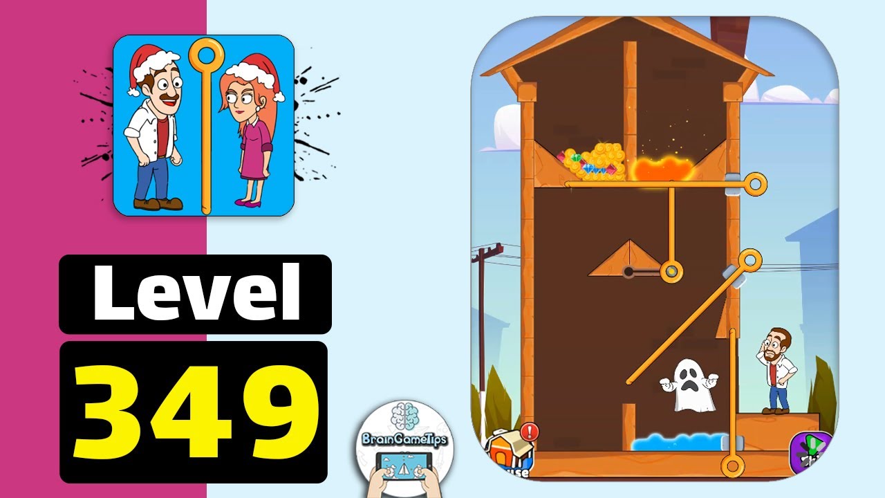 Home Pin: Pull The Pin Puzzle - Level 349 Walkthrough