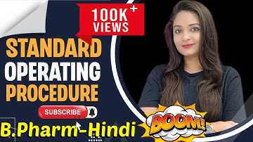 Standard Operating Procedures | SOP | Hindi