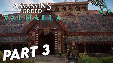 ASSASSINS CREED: VALHALLA - WALKTHROUGH PART 3 - PLAYSTATION 5 - 4K 60FPS GAMEPLAY - FULL GAME