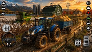 Tractor Farming Simulator 3D 🚜 Tractor & Trailer Farming Gameplay screenshot 1
