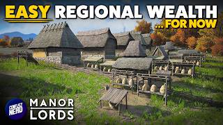 Using Trading Posts & Wax to Earn Easy Regional Wealth — Manor Lords (#13) @ConflictNerd