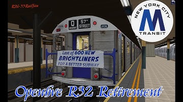 OpenBve R32 Retirement Run on the (Q)