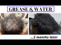 This is how she grew her hair so fast  thick blue magic grease  water natural hair sub juliana