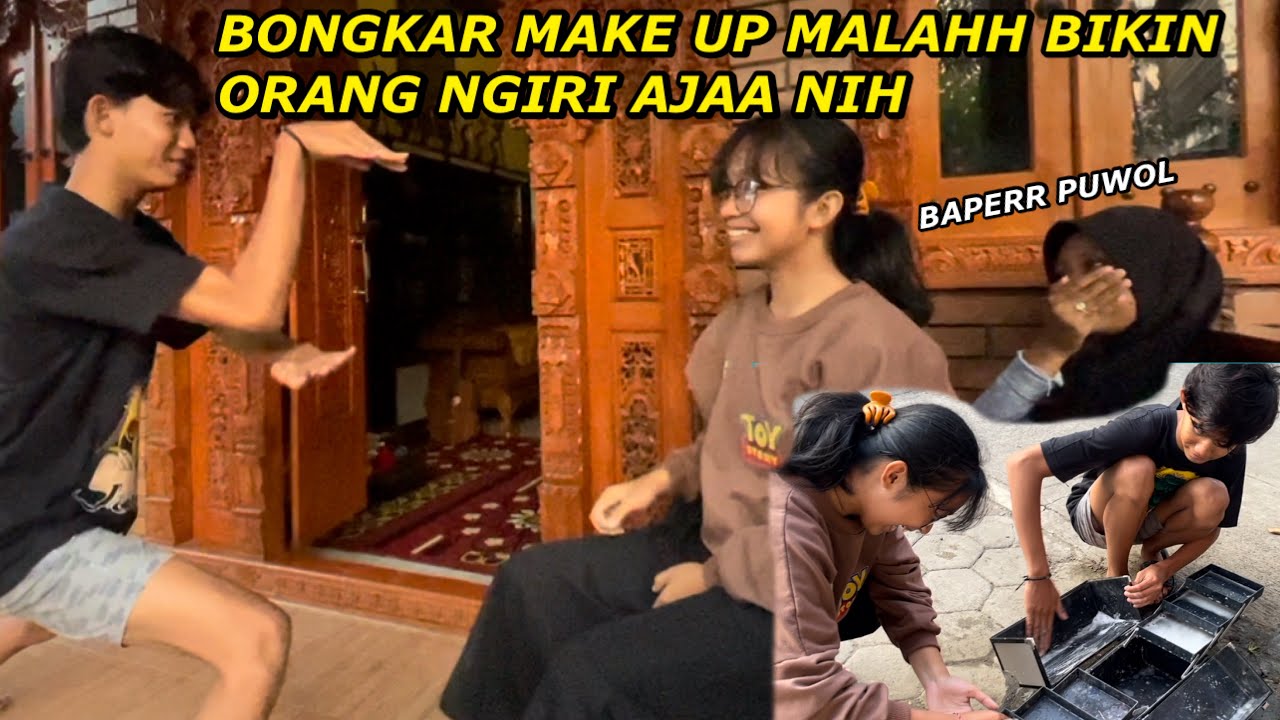 MAUU BAPER BUKA VIDEO INI. BERSIH BERSIH KOTAK MAKE UP MENJELANG PENTAS??