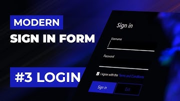 C++ GUI: Modern Sign in Form - Coding Login Page (Part 3) | WinForms