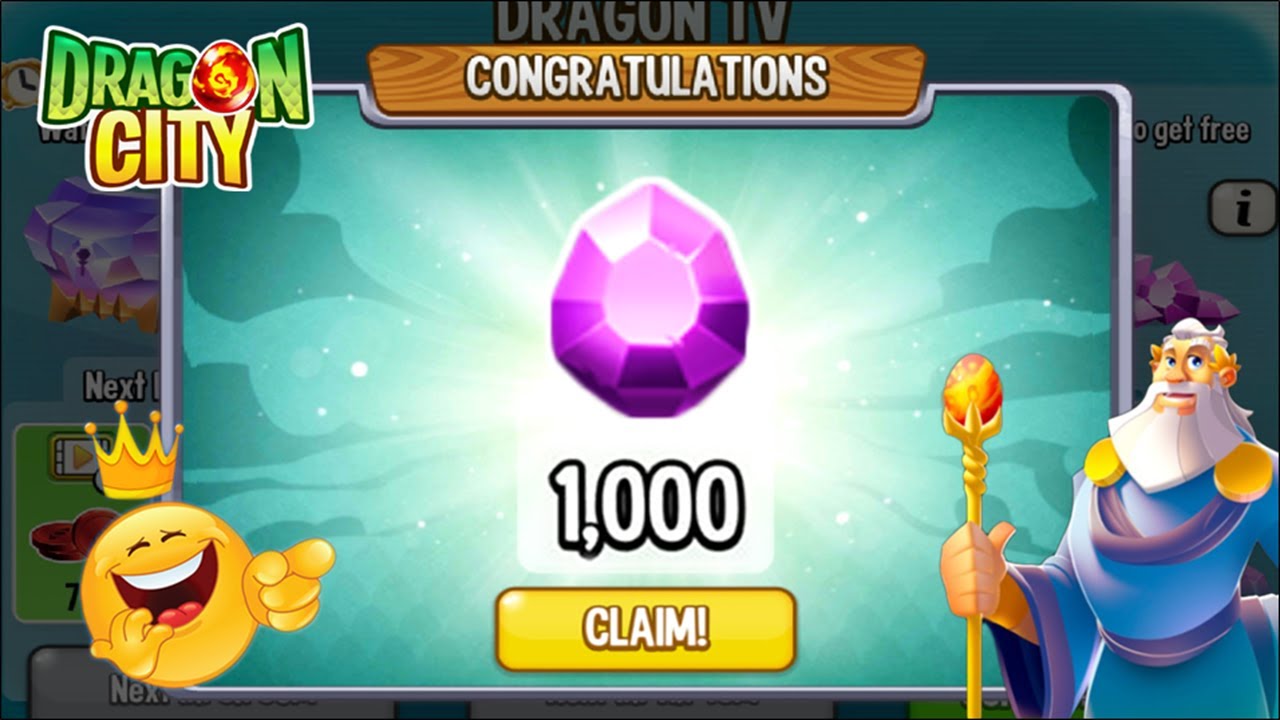 Dragon City - How to get 1000 Gems Reward for FREE 2020 😍