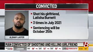 Man convicted of shooting and killing girlfriend