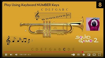 SIMPLE AND FUN! Mingle Game Song NOTES TUTORIAL “Round and Round”  | Squid Game 2 OST