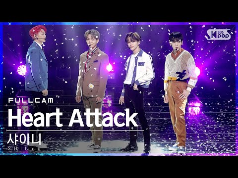 [안방1열 직캠4K] 샤이니 &amp;#39;Heart Attack&amp;#39; 풀캠 (<strong>SHINee</strong> <strong>Full</strong> Cam)│@SBS Inkigayo_2021.02.28.