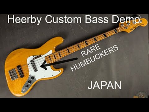 Heerby Custom Bass Demo - Unusual Humbuckers - YouTube