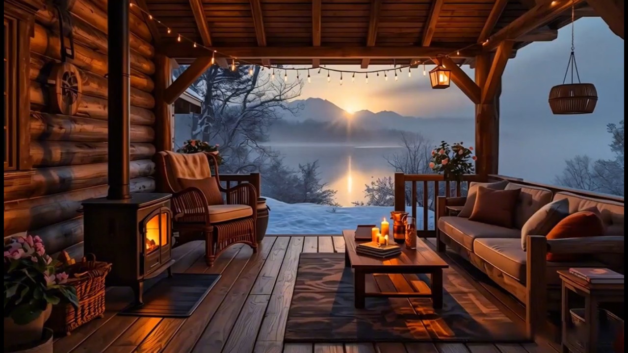 Calm Cabin Ambience for Focus, Anxiety Relief & Stress Reduction | No Music 3 Hours