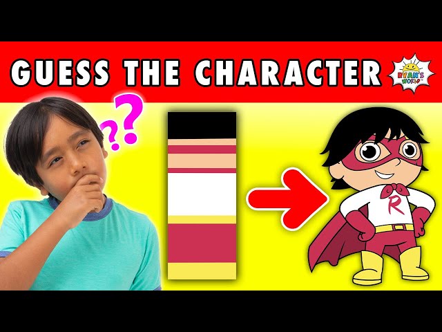 Guess The Character Challenge with Ryan's World! class=