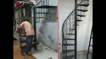 Cầu Thang Xoắn Ốc- Quy Trình Lắp Đặt Đơn Giản- Nhanh Chống- Hiện Đại