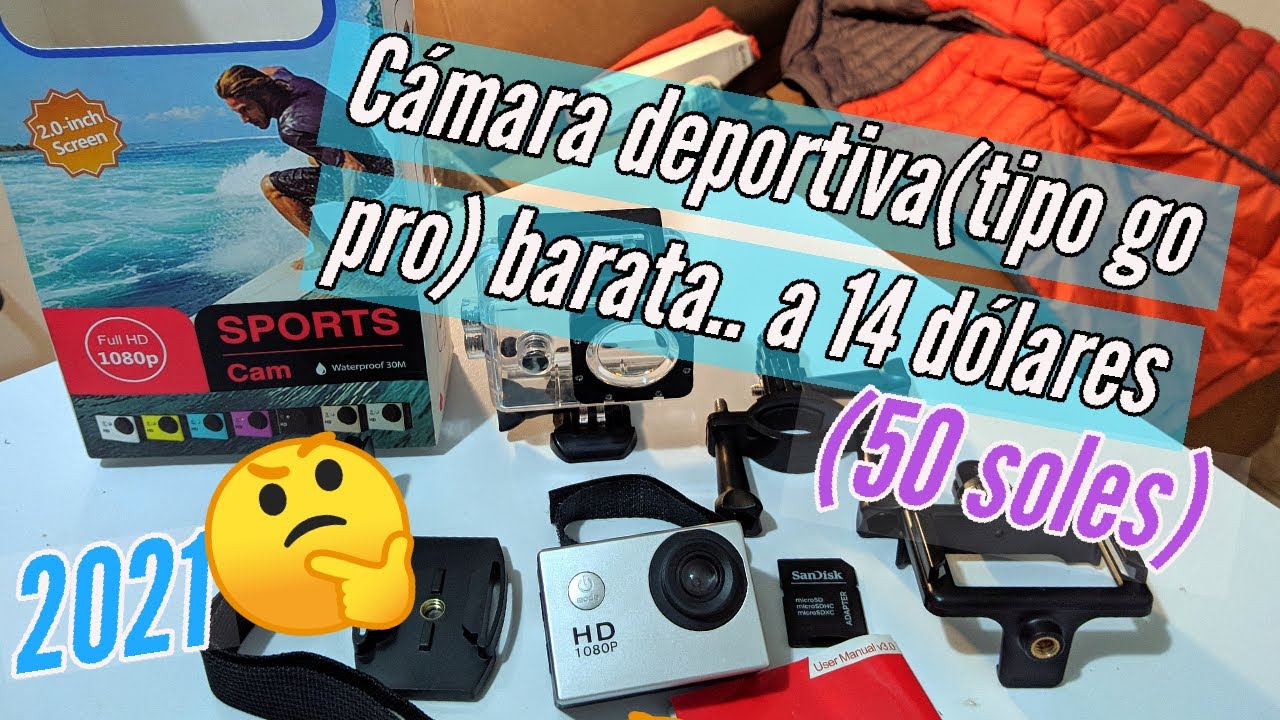 Esta cámara deportiva es la auténtica GoPro barata: acuática, WiFi, 4K y  cuesta solo 73 euros